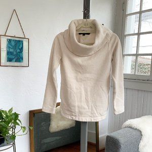 Tommy Hilfiger cream Athluxe sweater w/pockets